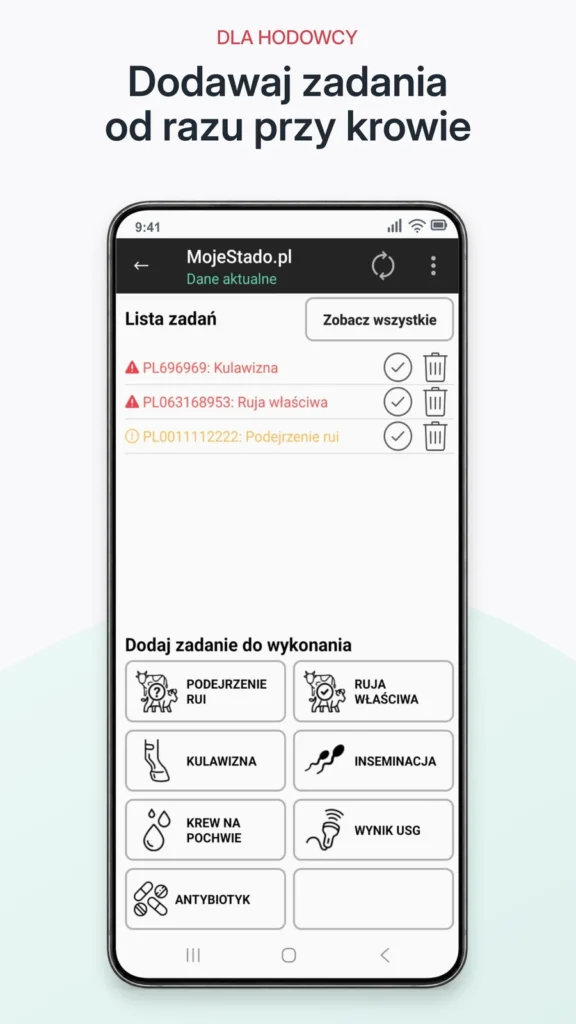 Panel do dodawania szybkich zadań